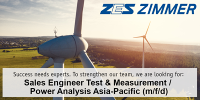Sales Engineer Test & Measurement / Power Analysis Asia-Pacific (m/w/d)